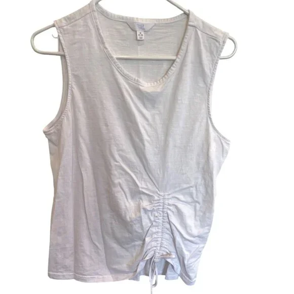 Lot Of 10 Womens Shirts Bundle V-Neck Sleeveless Striped Ruched T-Shirts Sz S M - Picture 1 of 10